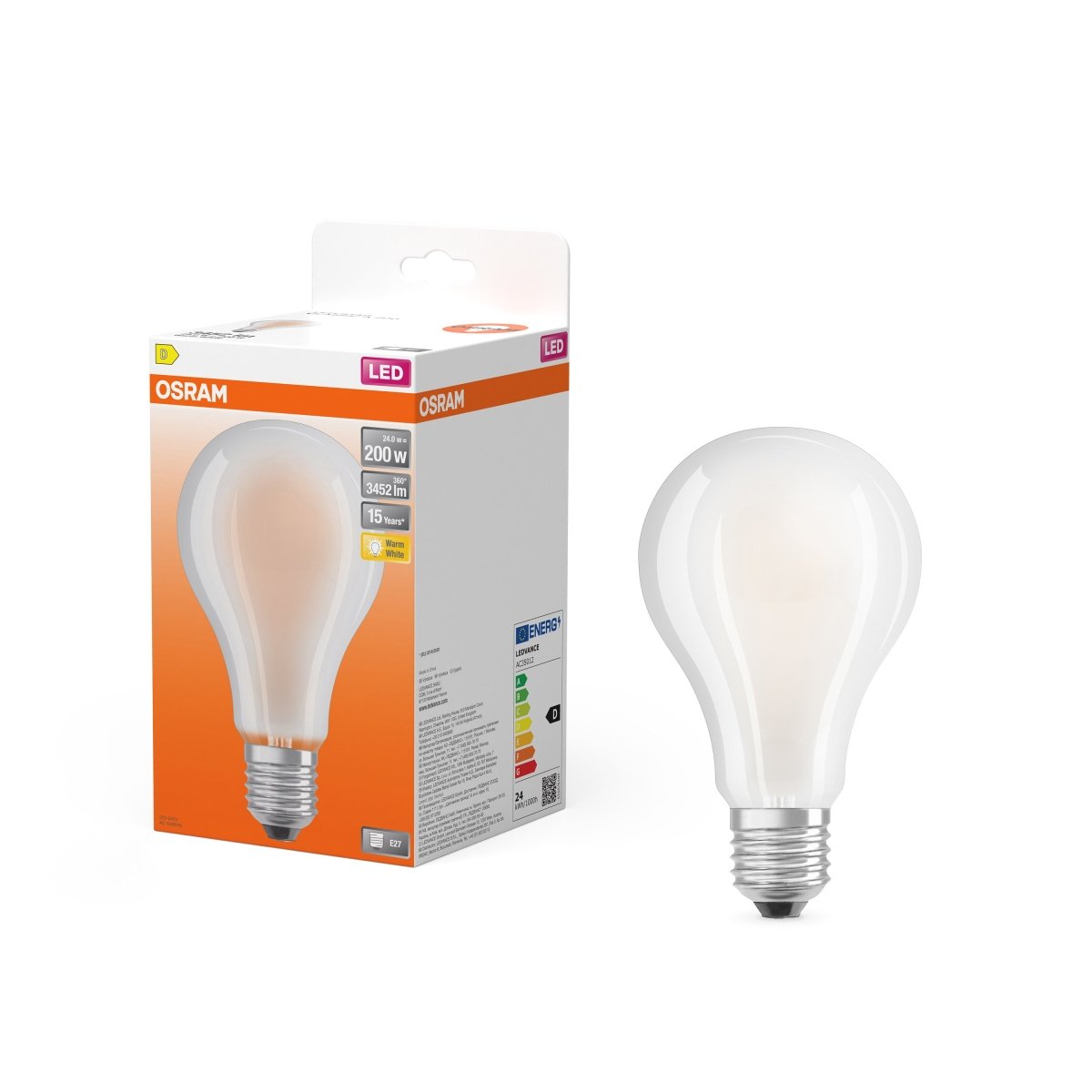 Lampa LED klasyczny krztałt E27 24 W 2700 K 3452lm - Poland LEDVANCE e-shop 4058075619074