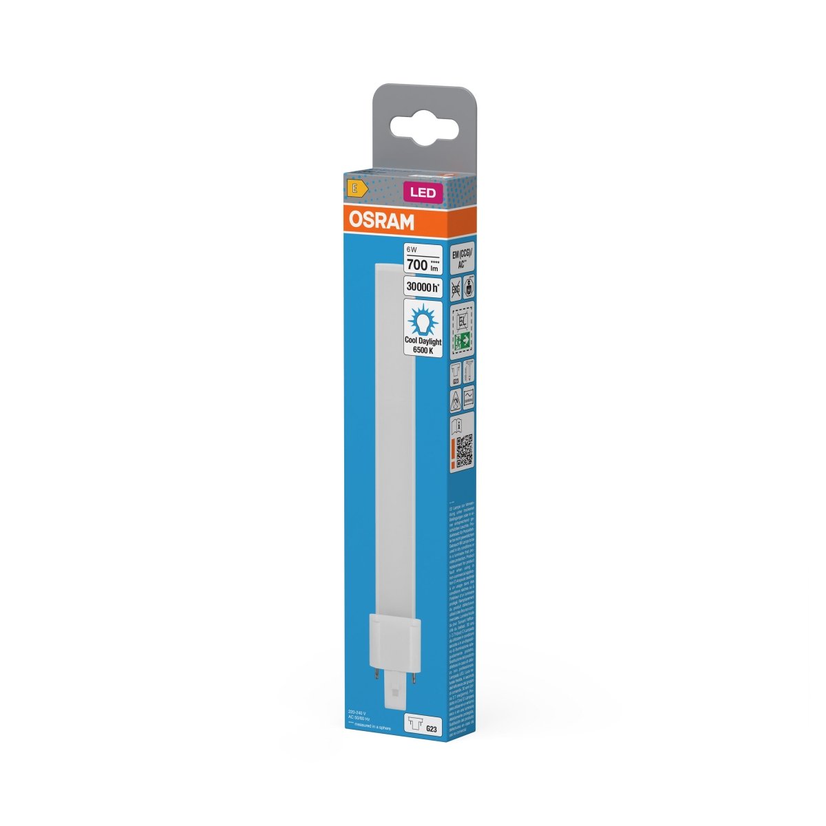 Lampa LED OSRAM DULUX LED S11 EM & AC MAINS 6W 865 G23 - Poland LEDVANCE e - shop 4099854502514