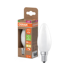 Lampa LED OSRAM LED Classic B 40 Filament DIM Energy efficiency class B 2.5W 827 Frosted E14 - Poland LEDVANCE e - shop 4099854477560