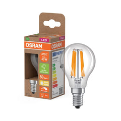 Lampa LED OSRAM LED Classic P 40 Filament DIM Energy efficiency class B 2.5W 827 Clear E14 - Poland LEDVANCE e - shop 4099854476648