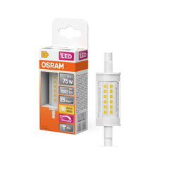 Lampa LED OSRAM LED Slim Line 78 75 300° DIM 9.5W 827 Clear R7s - Poland LEDVANCE e - shop 4099854503597