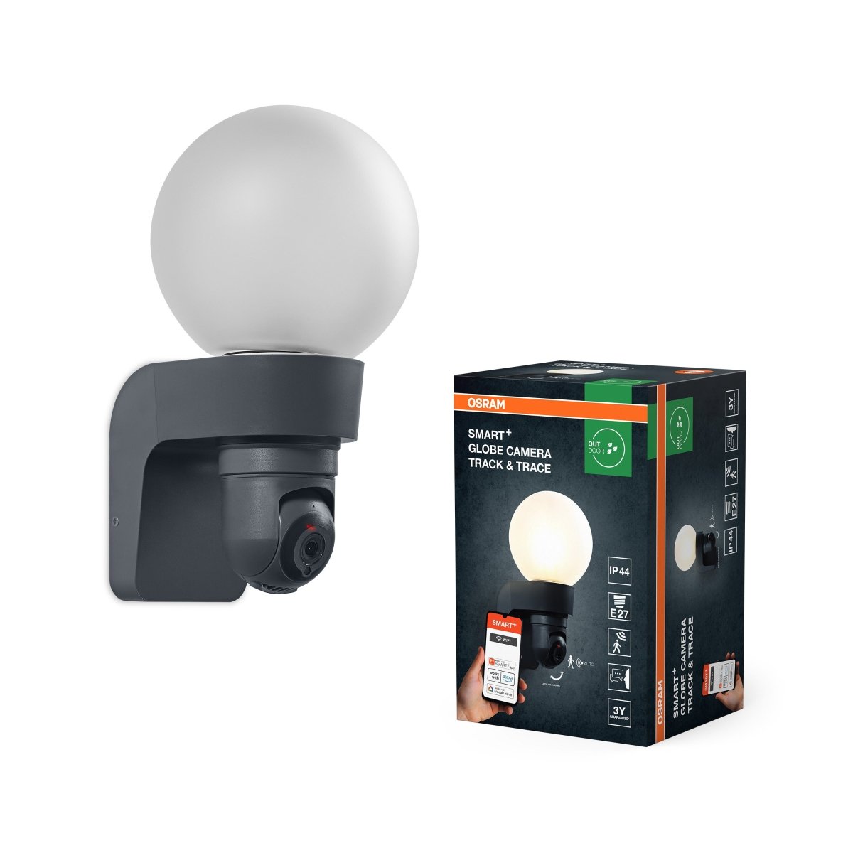 Lampa LED OSRAM SMART+ Globe Camera Track & Trace - Poland LEDVANCE e - shop 4099854497674
