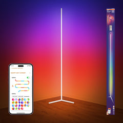 Lampa LED OSRAM SMART+ MATTER Floor Corner Slim with Remote Control biały 2000mm RGB + TW - Poland LEDVANCE e - shop 4099854511769