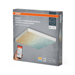 Lampa LED OSRAM SMART+ MATTER Planon Frameless Sparkle Tunable biały 450x450mm - Poland LEDVANCE e - shop 4099854473487