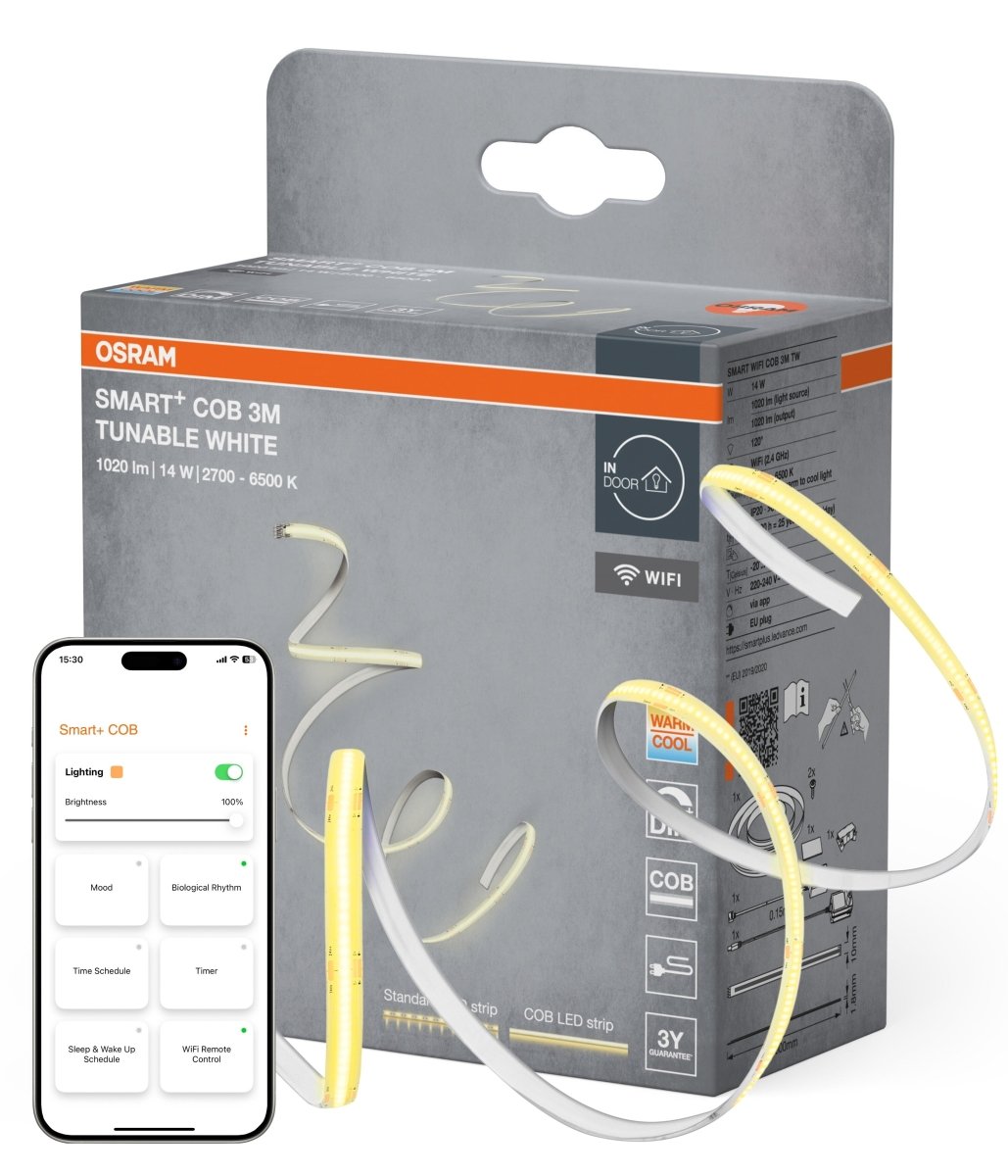 Lampa LED OSRAM Smart+ Wifi COB 3M Tunable biały Remote Control - Poland LEDVANCE e - shop 4099854478413
