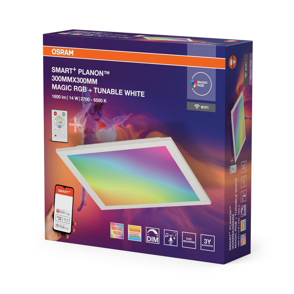 Lampa LED OSRAM Smart+ Wifi Planon Magic 300x300mm - Poland LEDVANCE e - shop 4099854472053
