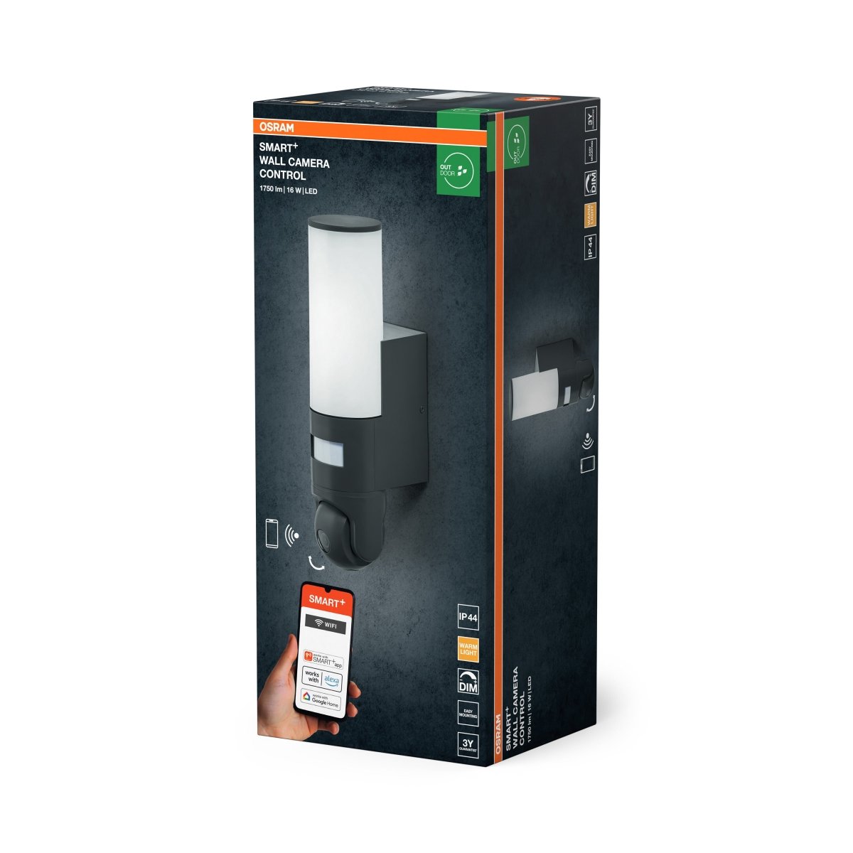 Lampa LED OSRAM SMART+ Wifi Wall Camera Control - Poland LEDVANCE e - shop 4099854474972