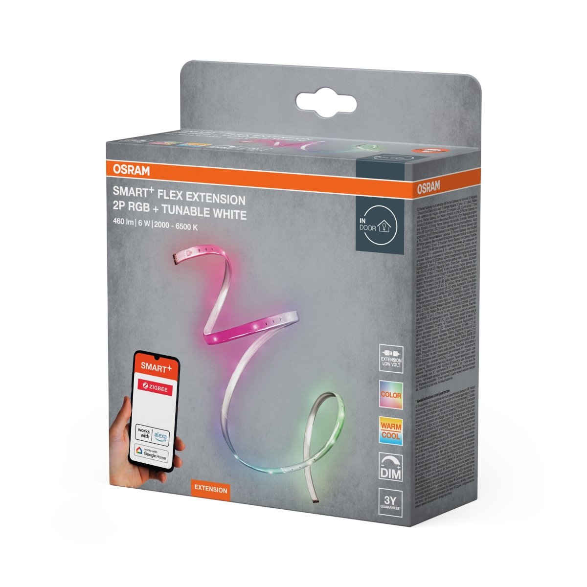 Lampa LED OSRAM Smart+ ZB Flex RGBW 2P Extension - Poland LEDVANCE e - shop 4099854483073