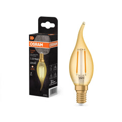 Lampa LED Vintage E14 Świecowa 2,5W 2400K Nowoczesna - Poland LEDVANCE e-shop 4099854091537