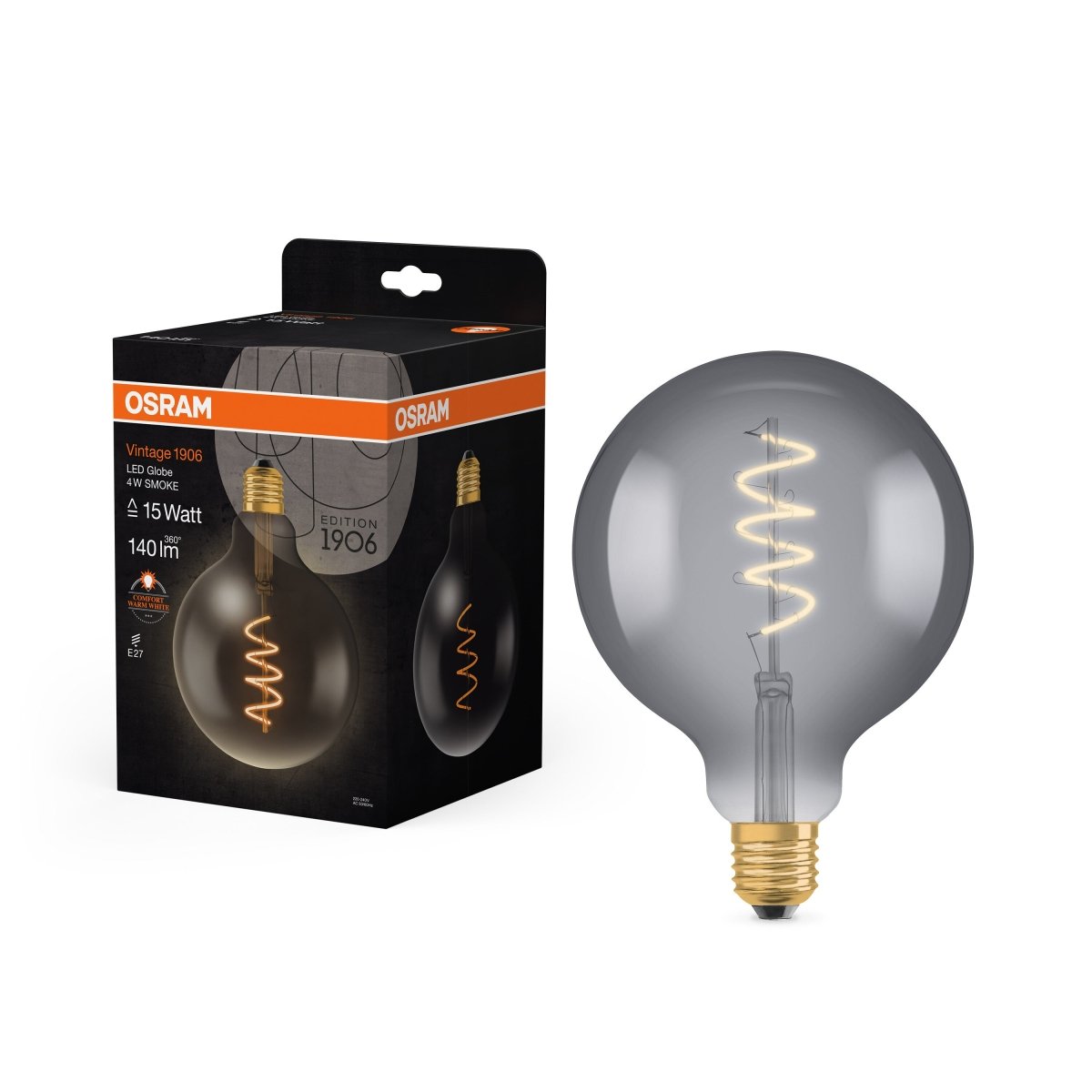 Lampa LED Vintage Klasyczna E27 4 W 1800 K 140lm - Poland LEDVANCE e-shop 4058075269989