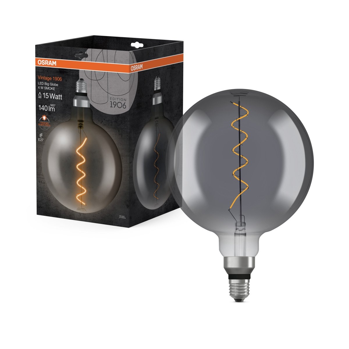 Lampa LED Vintage Klasyczna E27 4W 1800 K 140lm - Poland LEDVANCE e-shop 4058075269927