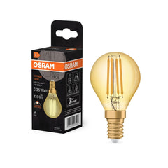 Lampa LED Vintage klasyczny krztałt E14 4 W 2400 K 410lm - Poland LEDVANCE e-shop 4058075293496