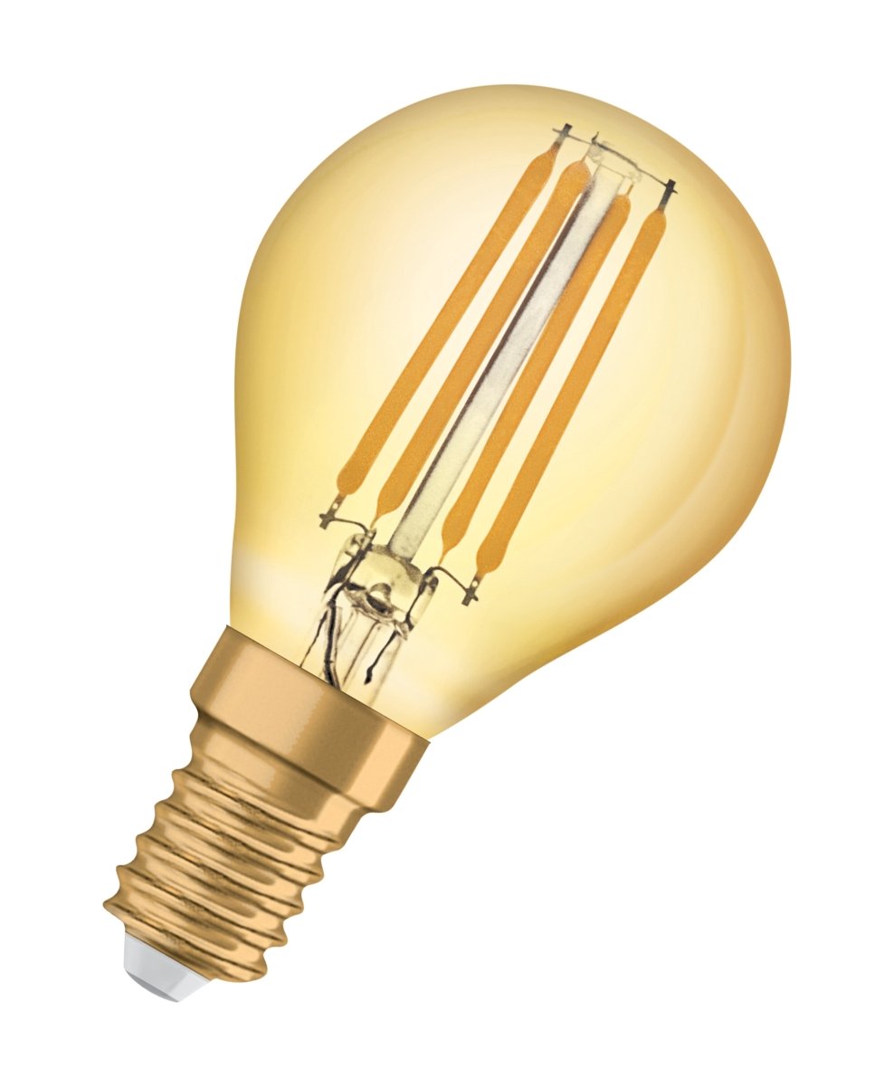 Lampa LED Vintage klasyczny krztałt E14 4 W 2400 K 410lm - Poland LEDVANCE e-shop 4058075293496