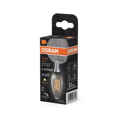 Lampa LED Vintage Świecowa E14 4,8W Ściemnialna - Poland LEDVANCE e-shop 4099854075728