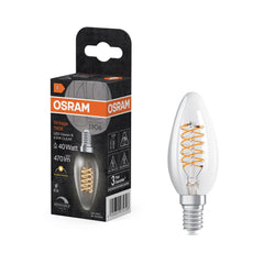 Lampa LED Vintage Świecowa E14 4,8W Ściemnialna - Poland LEDVANCE e-shop 4099854075728