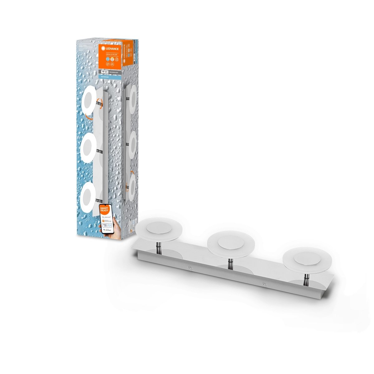 Lampa LED WiFi ORBIS WALL WAVE 21W, SMART, do łazienki, IP44, 52 cm - Poland LEDVANCE e-shop 4058075573857