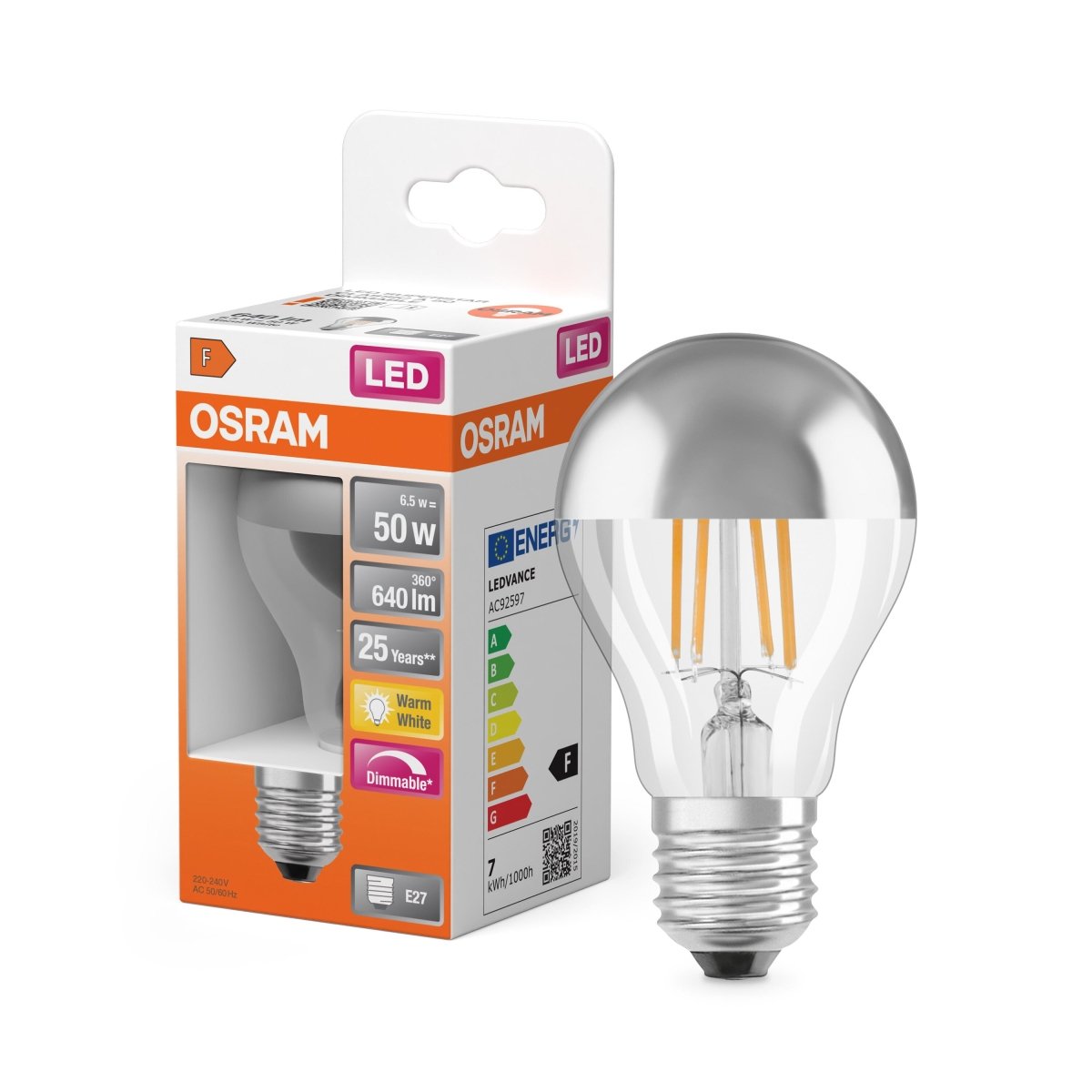 Lampa LED WKształcie Klasycznej żarówki E27 6,5W 2700K 640lm - Poland LEDVANCE e-shop 4058075132917