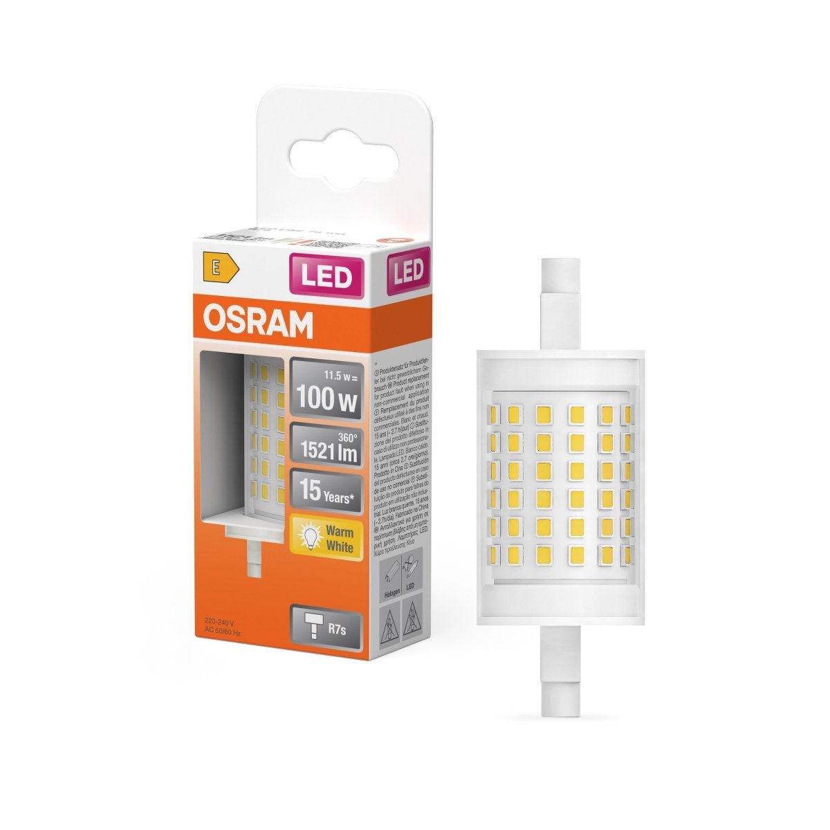 Lampa LED z trzonkiem R7s R7s 11,5 W 2700 K 1521lm - Poland LEDVANCE e-shop 4058075432635