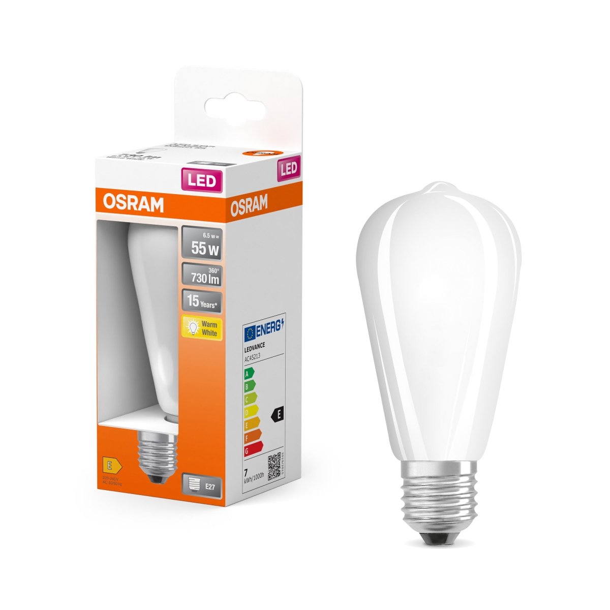 Lampa LEDKształt żarówkiKlasycznej E27 6,5W 2700K 730lm - Poland LEDVANCE e-shop 4058075434363