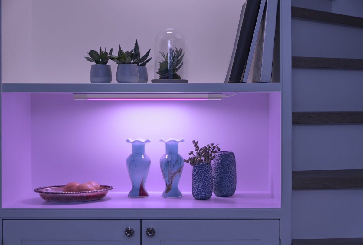 Lampa podszafkowa LED LINEAR SLIM 6W, z czujnikiem ruchu, RGBW, 50 cm - Poland LEDVANCE e-shop 4058075227651