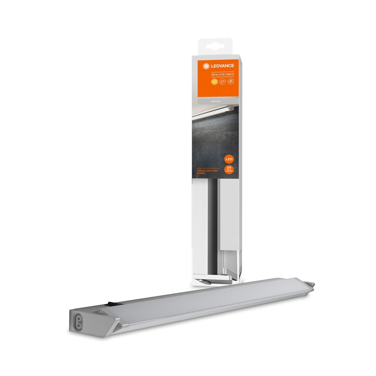 Lampa podszafkowa LED LINEAR TURN 6W, ciepła 35,7 cm - Poland LEDVANCE e-shop 4058075268388