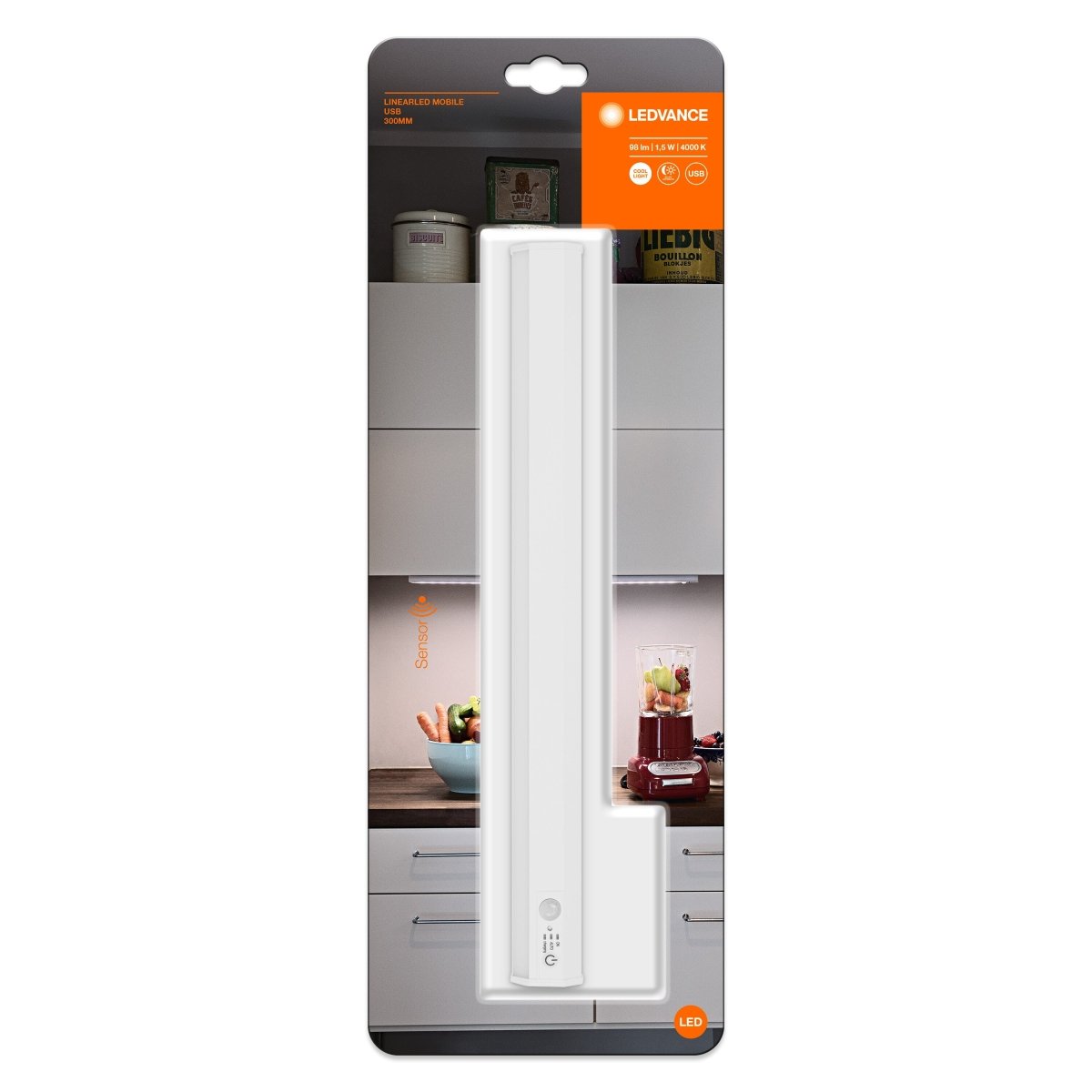 Lampa przenośna LED LINEARLED MOBILE USB 200 SI, srebrna, 30 cm - Poland LEDVANCE e-shop 4058075260467