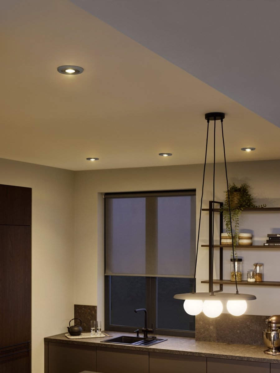 Lampa punktowa LED OSRAM Concrete Spot GU10 Dark 4.5W Satin Nickel - Poland LEDVANCE e - shop 4058075854017