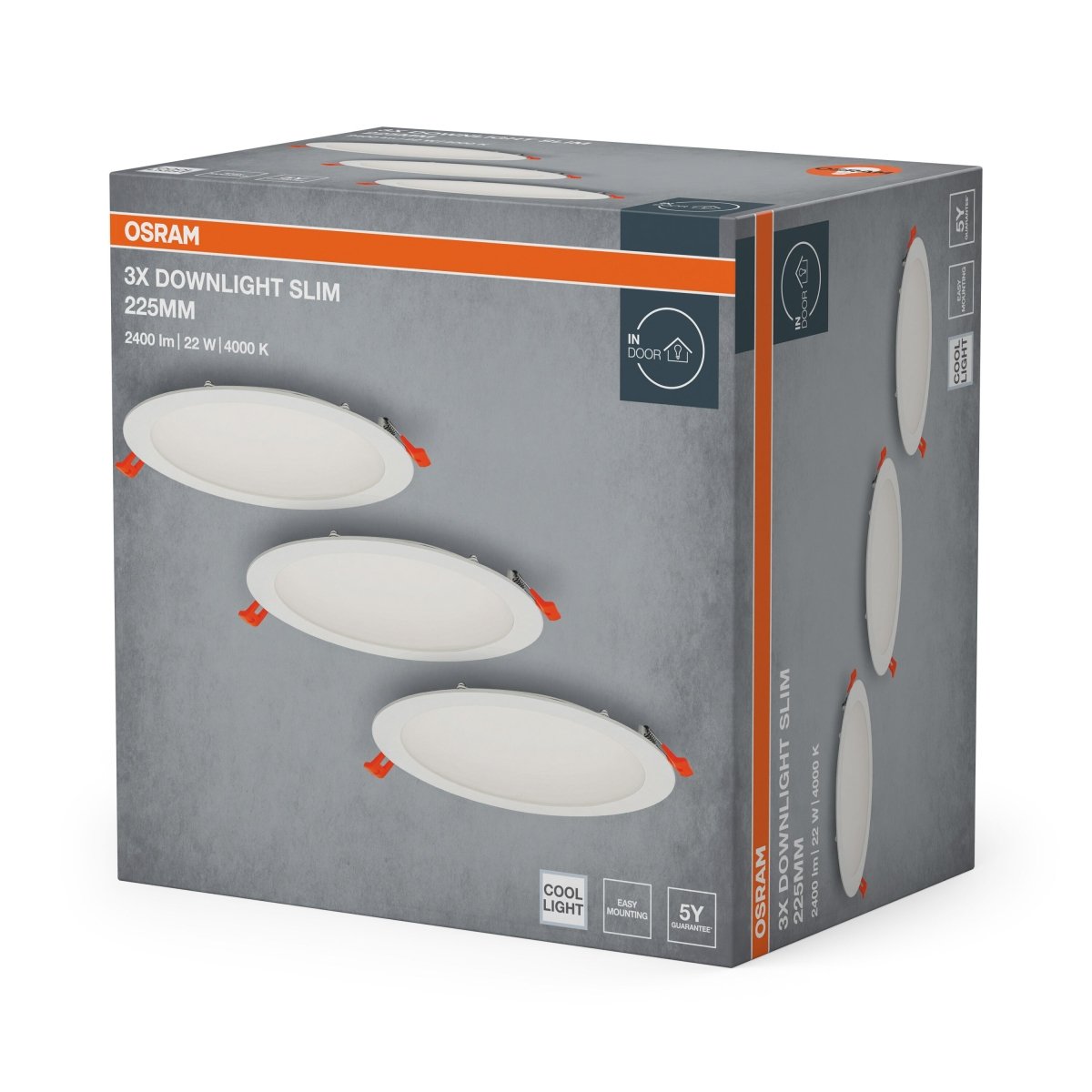 Lampa punktowa LED OSRAM LED spot and downlight recess slim 225mm 22W 840 biały - Poland LEDVANCE e - shop 4058075853911