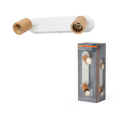 Lampa punktowa LED OSRAM LED Spot Brick 2xGU10 biały and Wood - Poland LEDVANCE e - shop 4058075852501