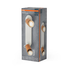 Lampa punktowa LED OSRAM LED Spot Brick 2xGU10 biały and Wood - Poland LEDVANCE e - shop 4058075852501