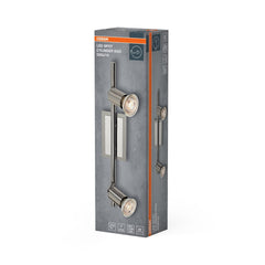 Lampa punktowa LED OSRAM LED Spot Cylinder Duo 2xGU10 Brushed Nickel - Poland LEDVANCE e - shop 4058075852686