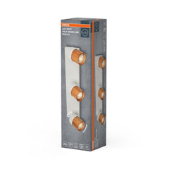 Lampa punktowa LED OSRAM LED Spot Half Wood Line 3xGU10 biały and Wood Decor - Poland LEDVANCE e - shop 4058075852969