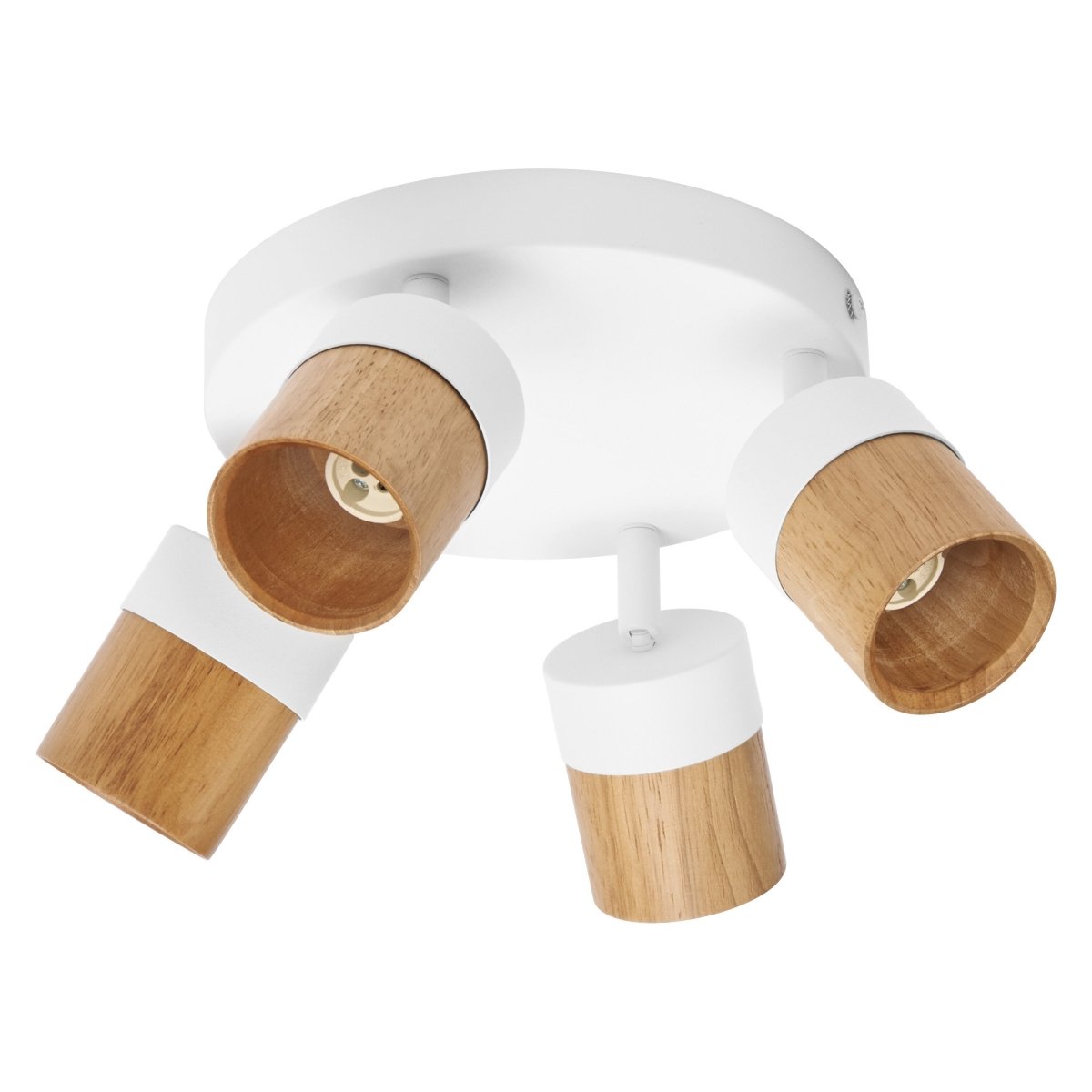 Lampa punktowa LED OSRAM LED Spot Half Wood Line Plate 4xGU10 biały and Wood Decor - Poland LEDVANCE e - shop 4058075852983