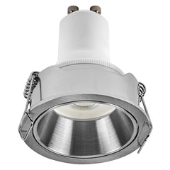 Lampa punktowa LED OSRAM LED Spot Set PAR11 Recess GU10 Dim 3W 827 Satin Nickel - Poland LEDVANCE e - shop 4058075854178