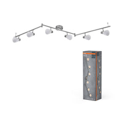 Lampa punktowa LED OSRAM LED Spot Vase 6xG9 Brushed Nickel - Poland LEDVANCE e - shop 4058075853089