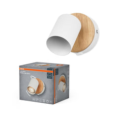 Lampa punktowa LED OSRAM LED Spot Wood Line 1xGU10 biały and Wood Decor - Poland LEDVANCE e - shop 4058075852846