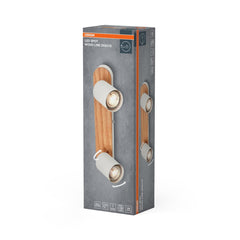 Lampa punktowa LED OSRAM LED Spot Wood Line 2xGU10 biały and Wood Decor - Poland LEDVANCE e - shop 4058075852860