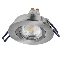 Lampa punktowa LED OSRAM SMART+ MATTER LED Spot Recess GU10 Adjustable 4.7W RGBW Satin Nickel - Poland LEDVANCE e - shop 4058075853775
