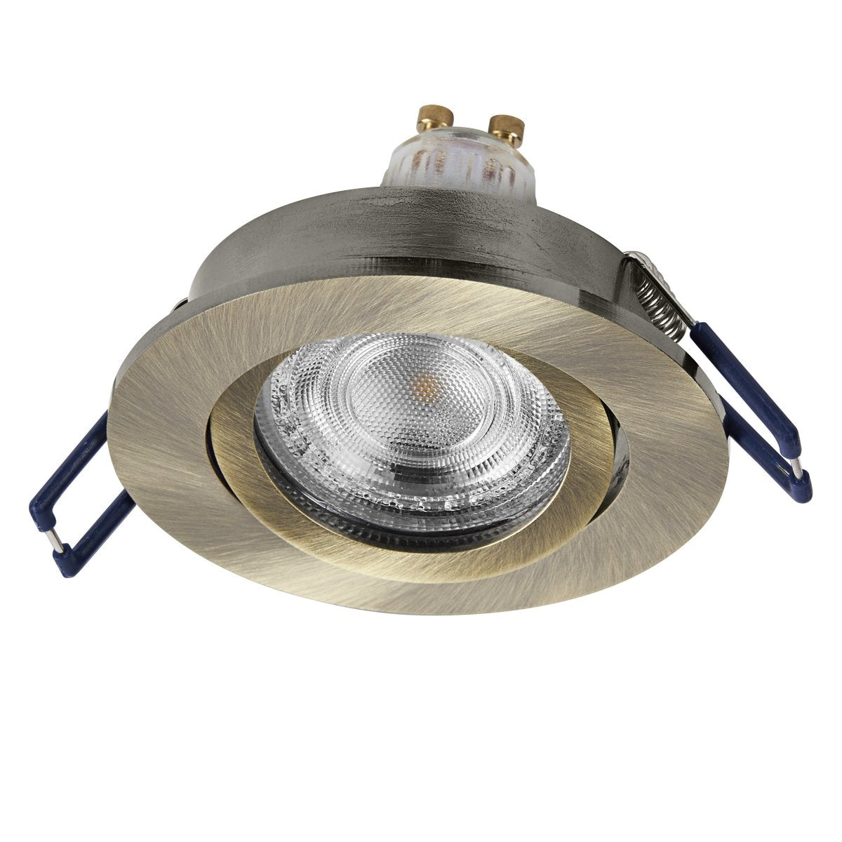 Lampa punktowa LED OSRAM Spot Set Recess GU10 Adjustable Click 4.5W 827 Green Brass - Poland LEDVANCE e - shop 4058075853416