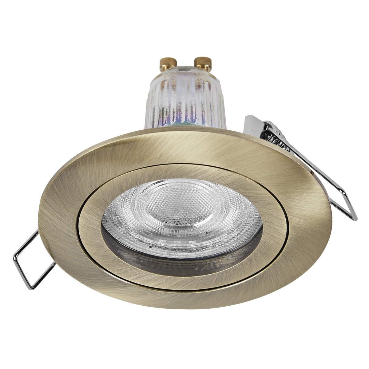 Lampa punktowa LED OSRAM Spot Set Recess GU10 Click 4.5W 827 Green Brass - Poland LEDVANCE e - shop 4058075853331