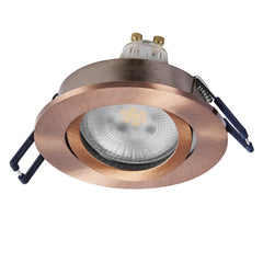Lampa punktowa LED OSRAM Spot Set Recess GU10 Dim Adjustable Click 6W 827 Red Brass - Poland LEDVANCE e - shop 4058075853577