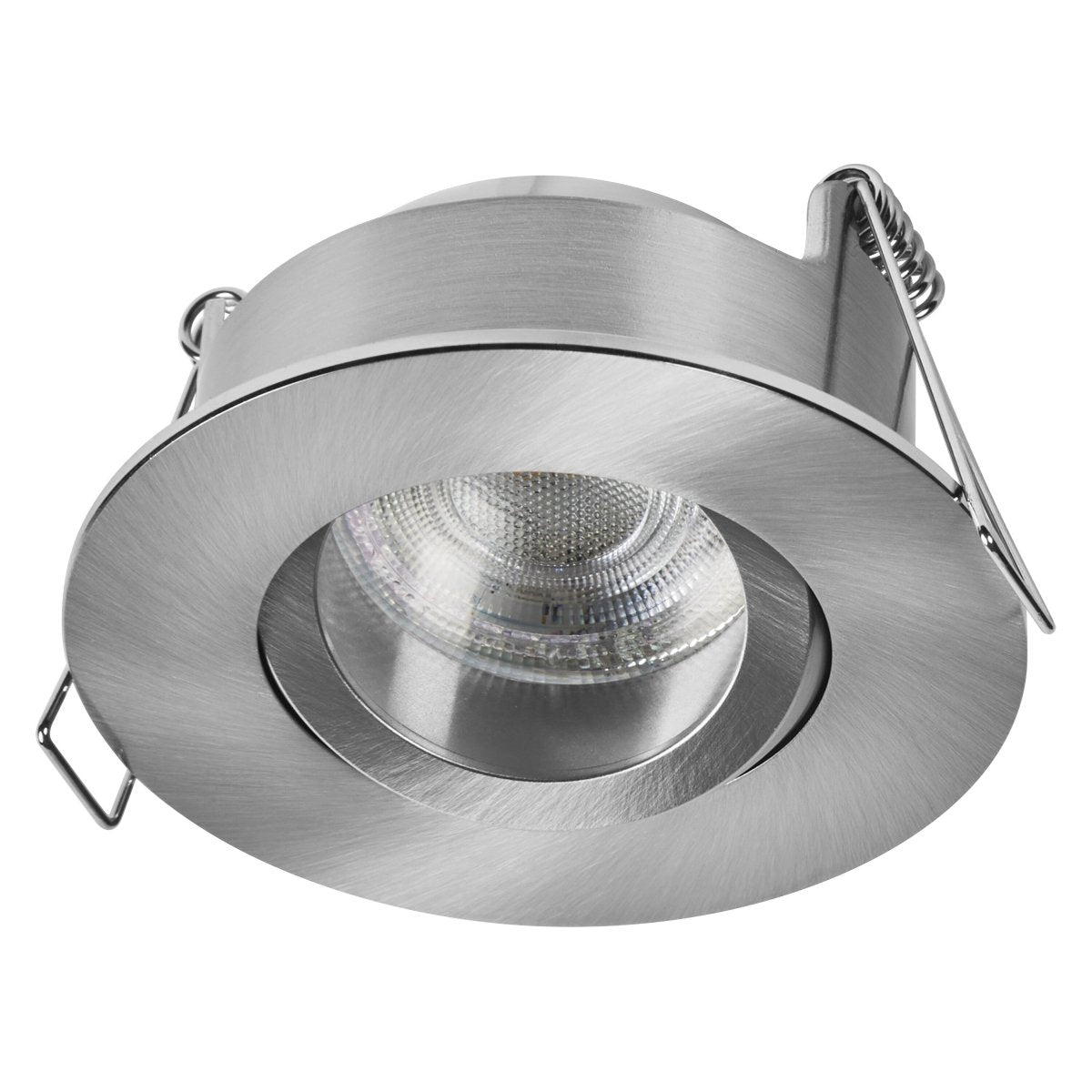 Lampa punktowa LED OSRAM Spot Set Recess GU10 IP65 Press 4.5W 840 Satin Nickel - Poland LEDVANCE e - shop 4058075854277