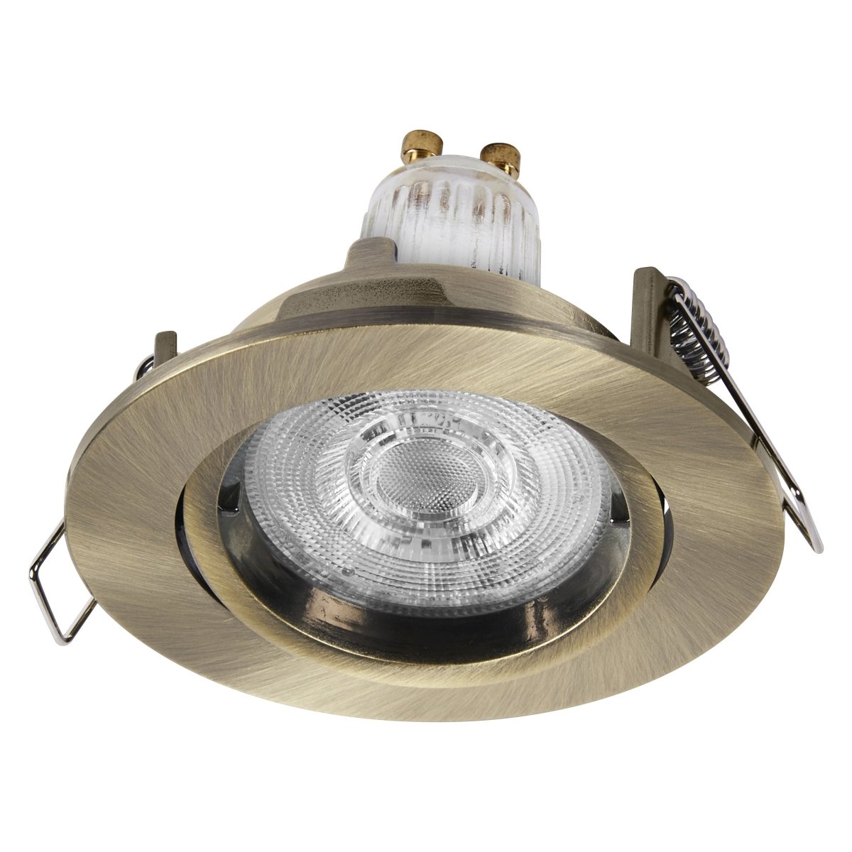 Lampa punktowa LED OSRAM Spot Set Recess Twistlock GU10 Adjustable 2.6W 827 Green Brass - Poland LEDVANCE e - shop 4058075853713