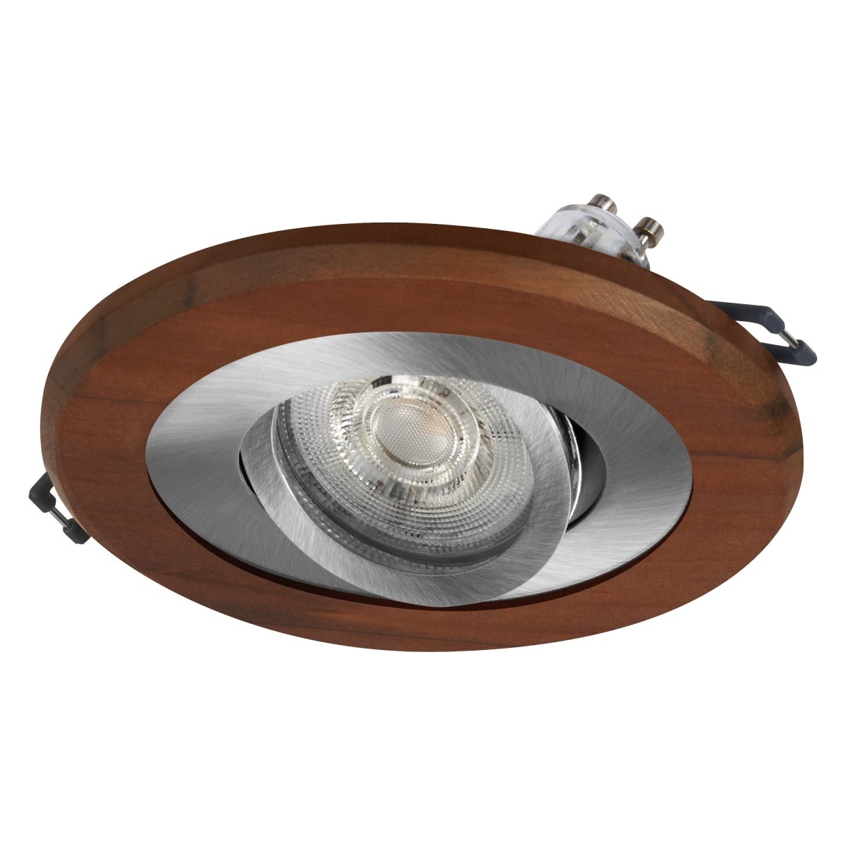 Lampa punktowa LED OSRAM Wood Spot GU10 Dark 4.5W Satin Nickel - Poland LEDVANCE e - shop 4058075854055