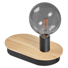 Lampa stołowa E27 Decor Wood Table Touch. - Poland LEDVANCE e-shop 4058075757103