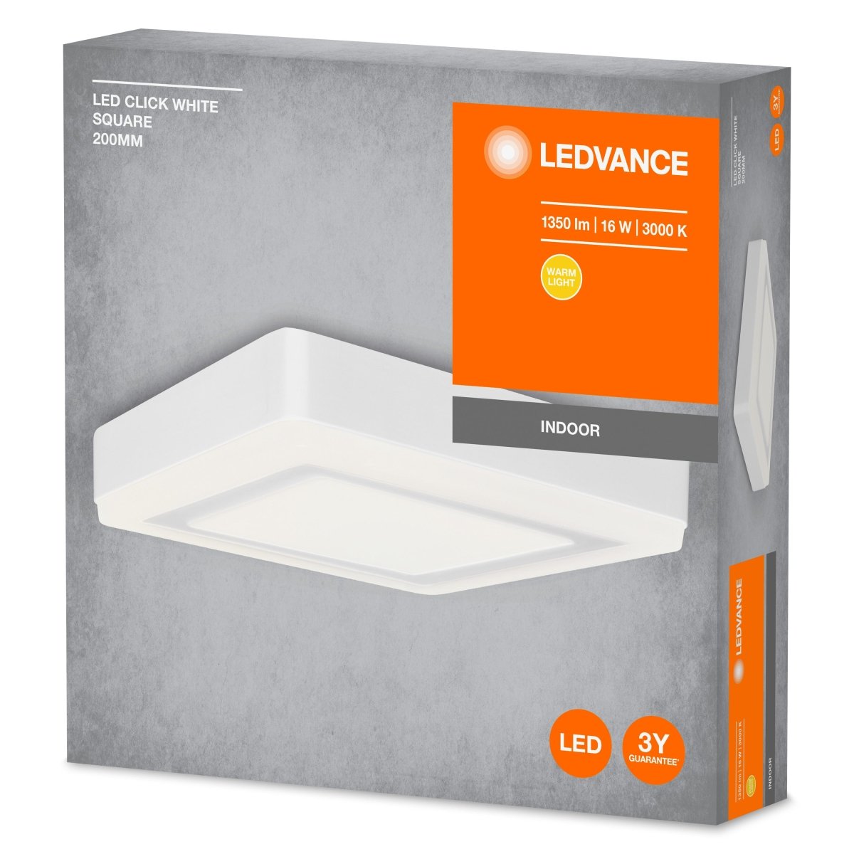 Lampa sufitowa LED CLICK WHITE RD 18W,okrągła, 300 mm - Poland LEDVANCE e-shop 4058075260535