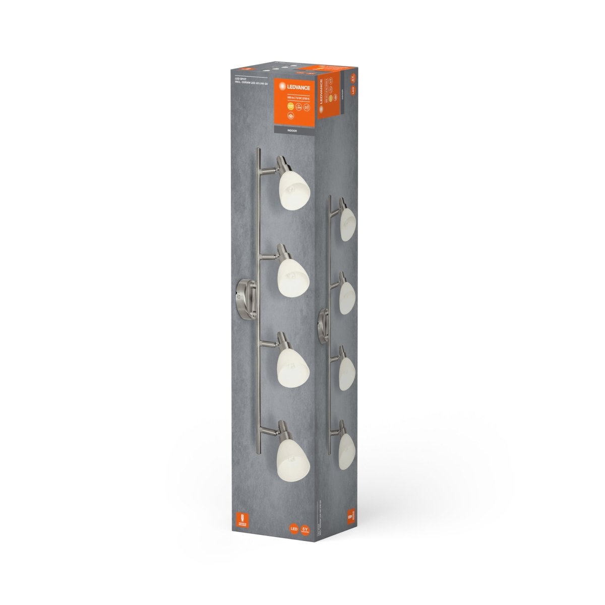 Lampa sufitowa LED SPOT G9 4x1.9W, punktowa, barwa ciepła - Poland LEDVANCE e-shop 4058075540682