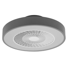 Lampa sufitowa LED WiFi CEILING FAN CYLINDER + RC 76W, SMART, z wentylatorem, okrągła, szara obudowa, 550 mm - Poland LEDVANCE e-shop 4058075572577