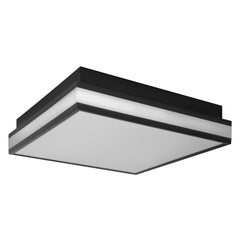 Lampa sufitowa LED WiFi ORBIS MAGNET BLACK 26W, SMART, kwadratowa, regulowana biel, 300x300 mm - Poland LEDVANCE e-shop 4058075572737
