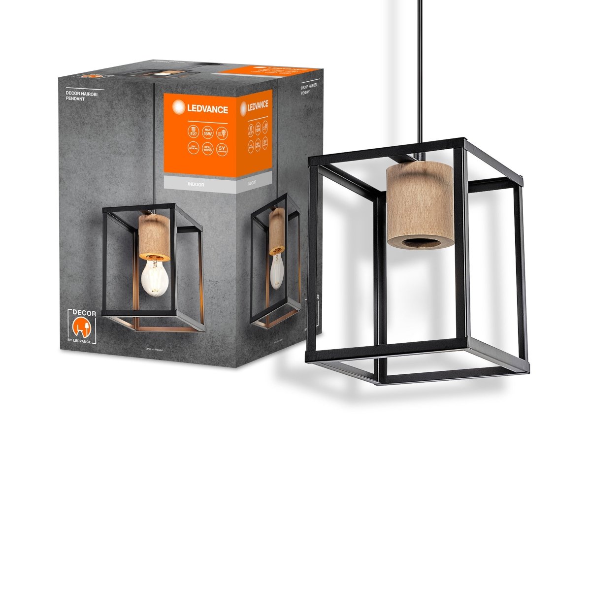 Lampa wewnętrzna sufitowa E27 Decor Nairobi Pendant. - Poland LEDVANCE e-shop 4058075758902